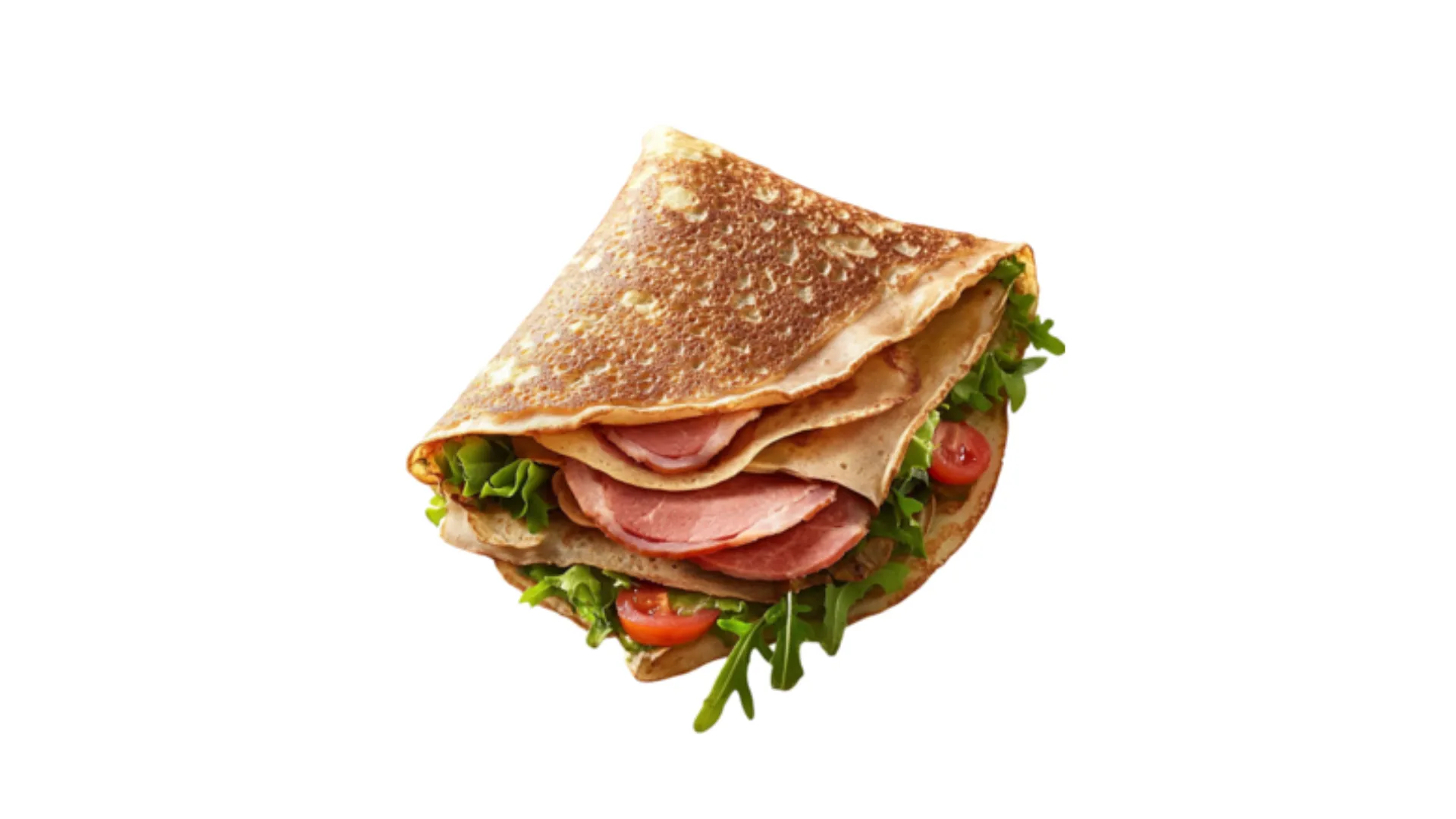 Crêpe jambon-fromage