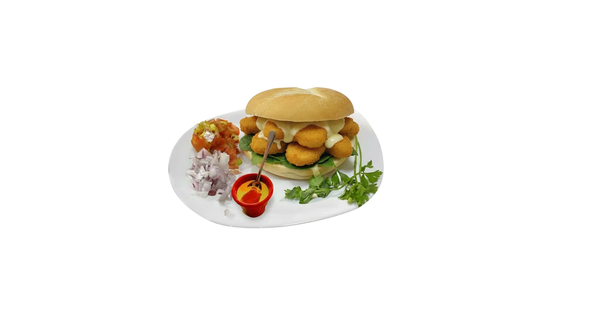 Pain Nuggets Fromage épinard au charbon