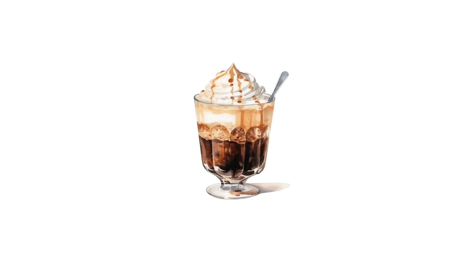 Affogato coffee