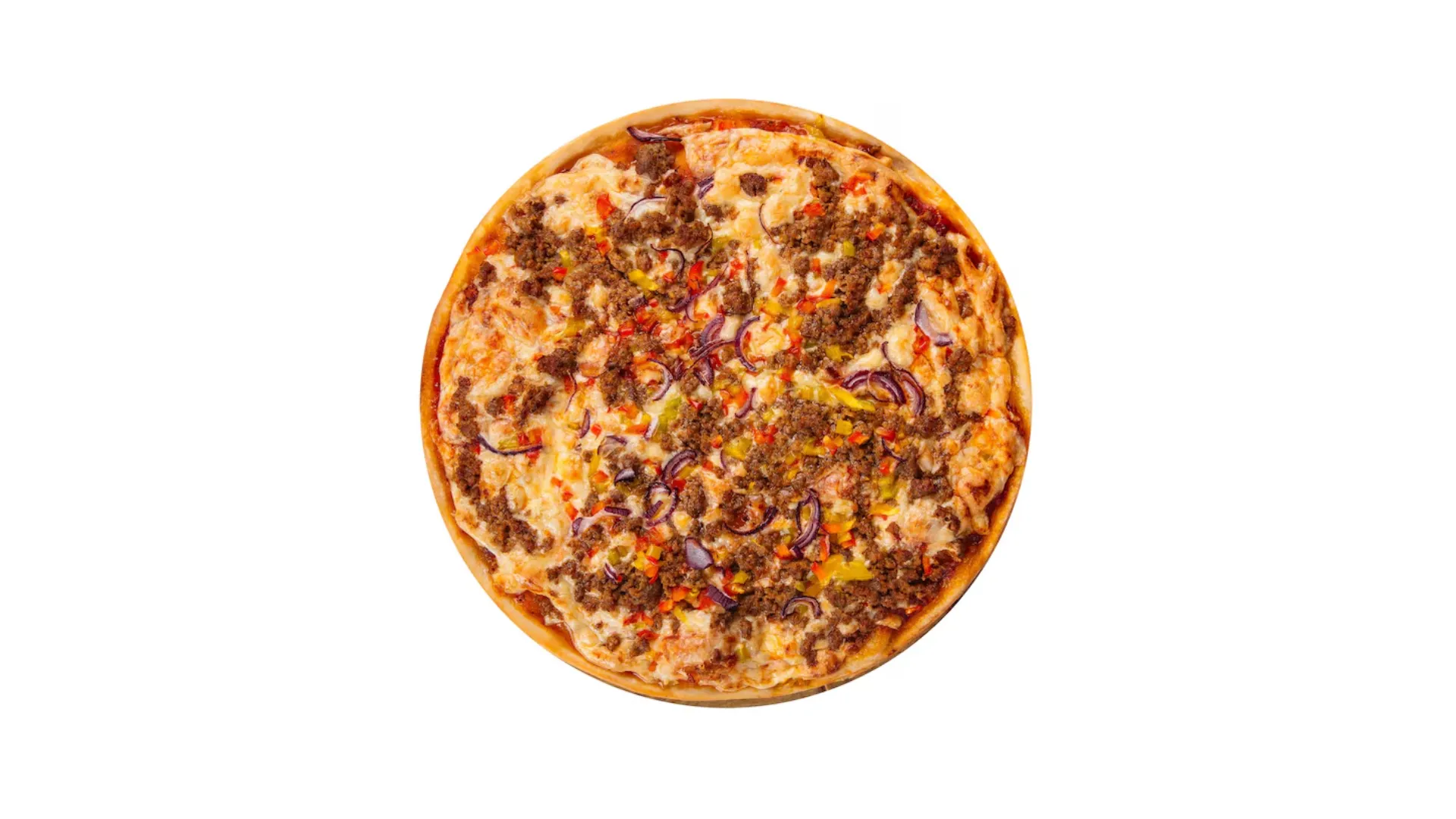 Pizza à la viande hachée