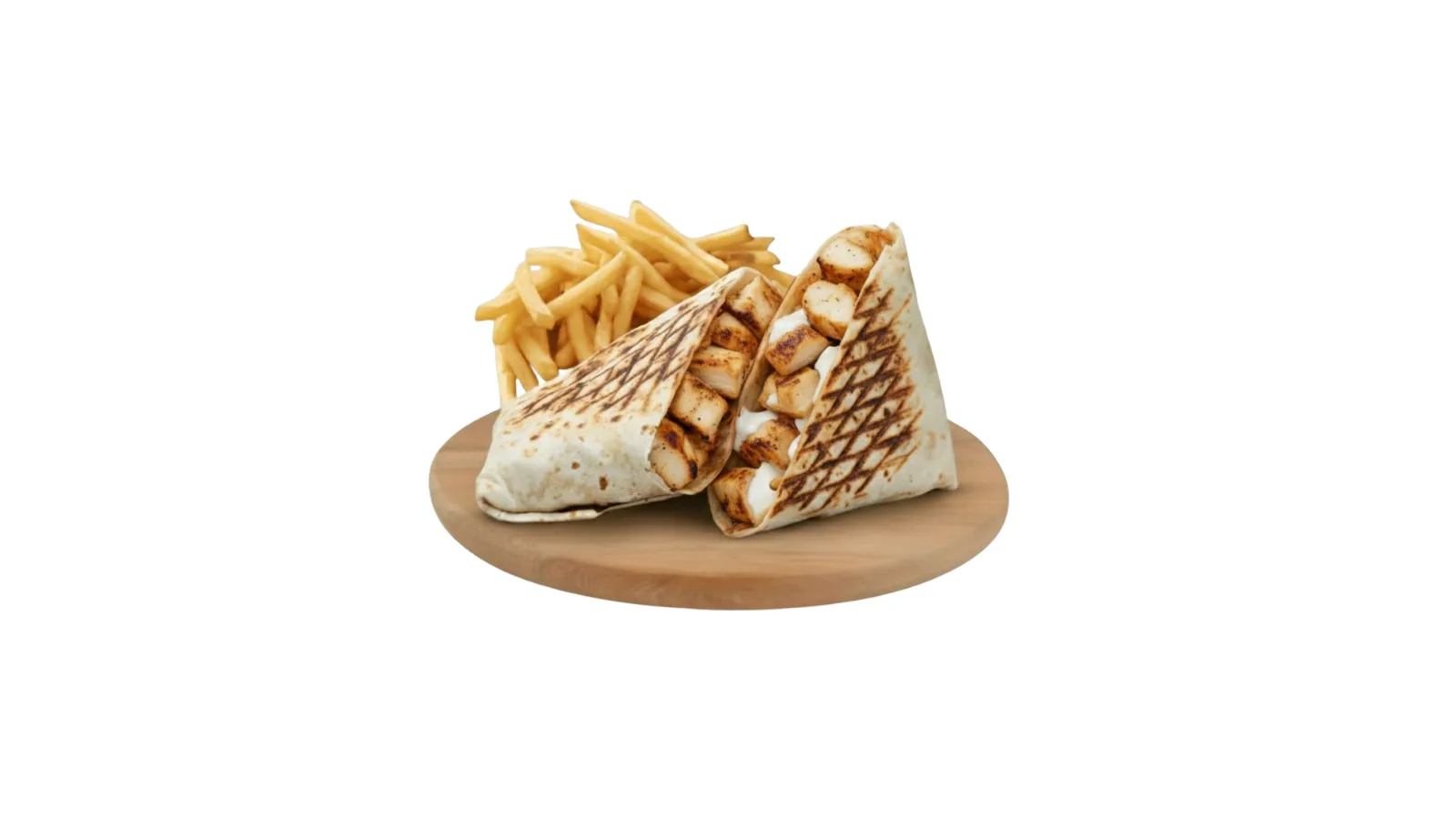 Tacos poulet au charbon