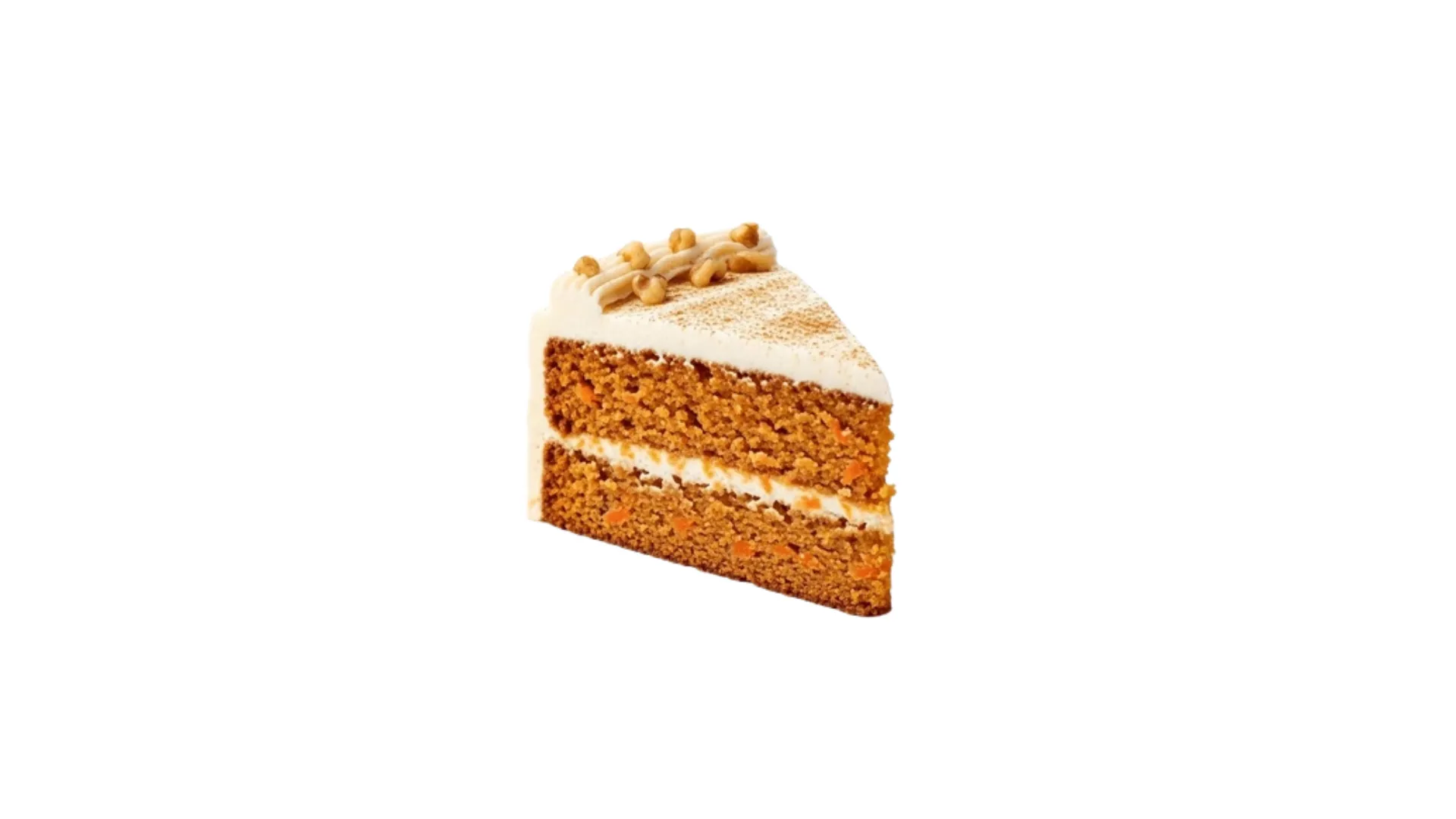 Cake américain noix carotte (tranche)