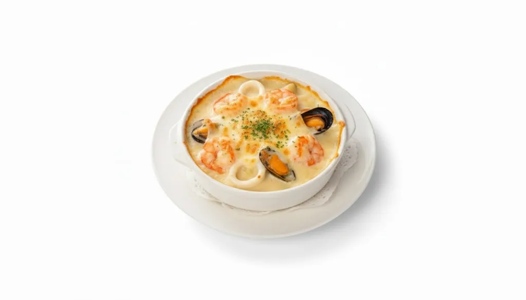 Marisco gratinado