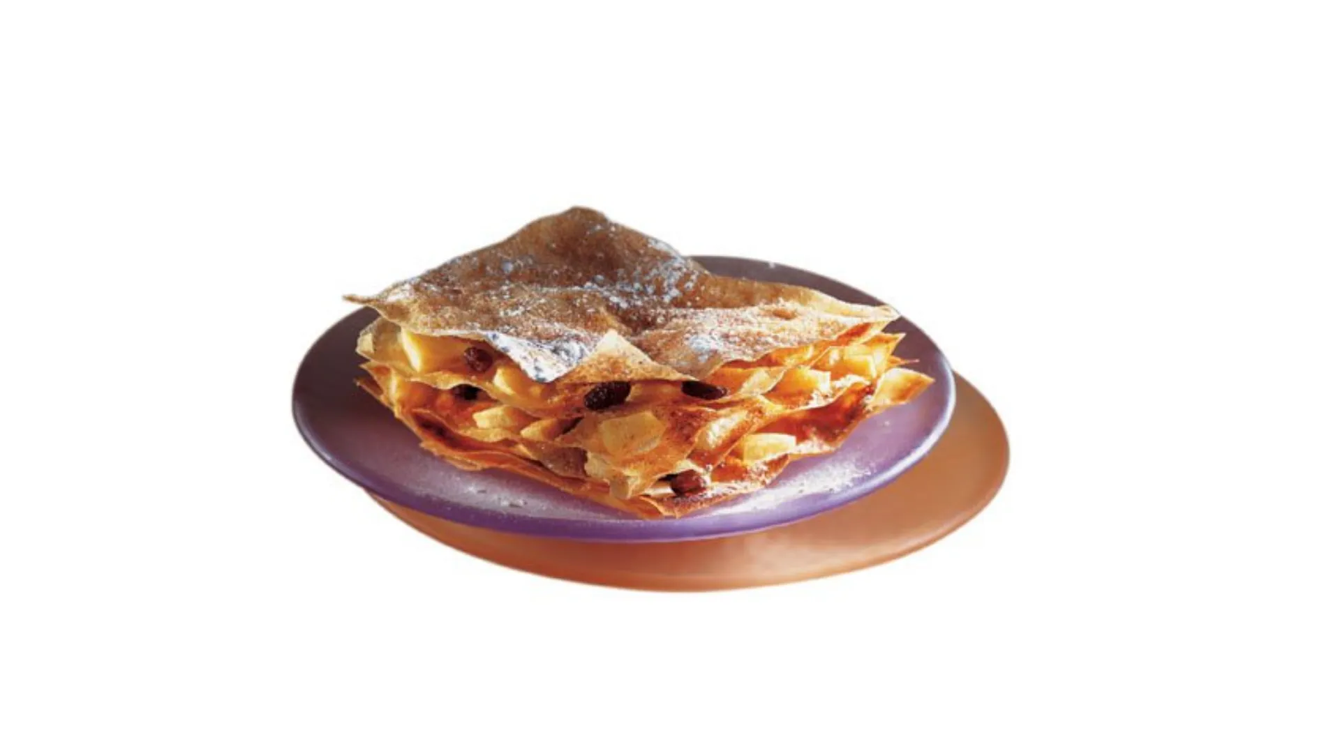 Pastilla fine aux pommes caramélisées glace au choix