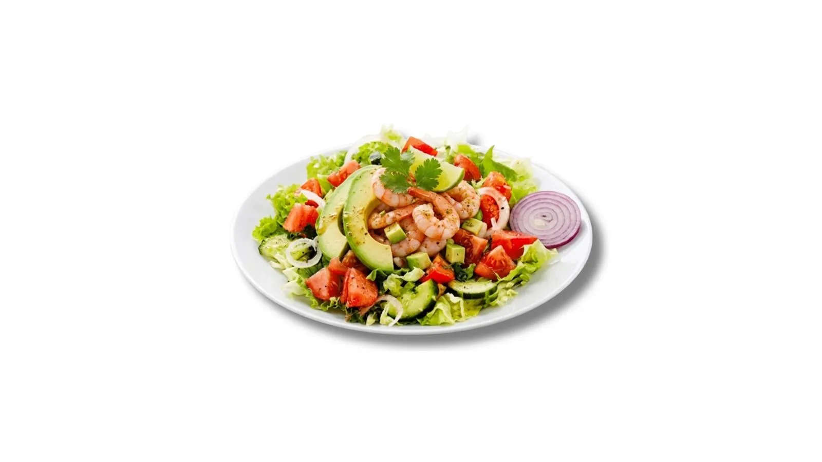 Salat Avocado Garnelen