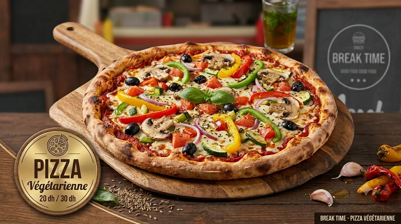 Pizza végétarienne