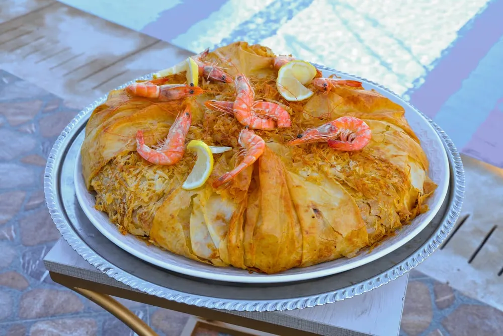 Pastilla aux fruits de mer