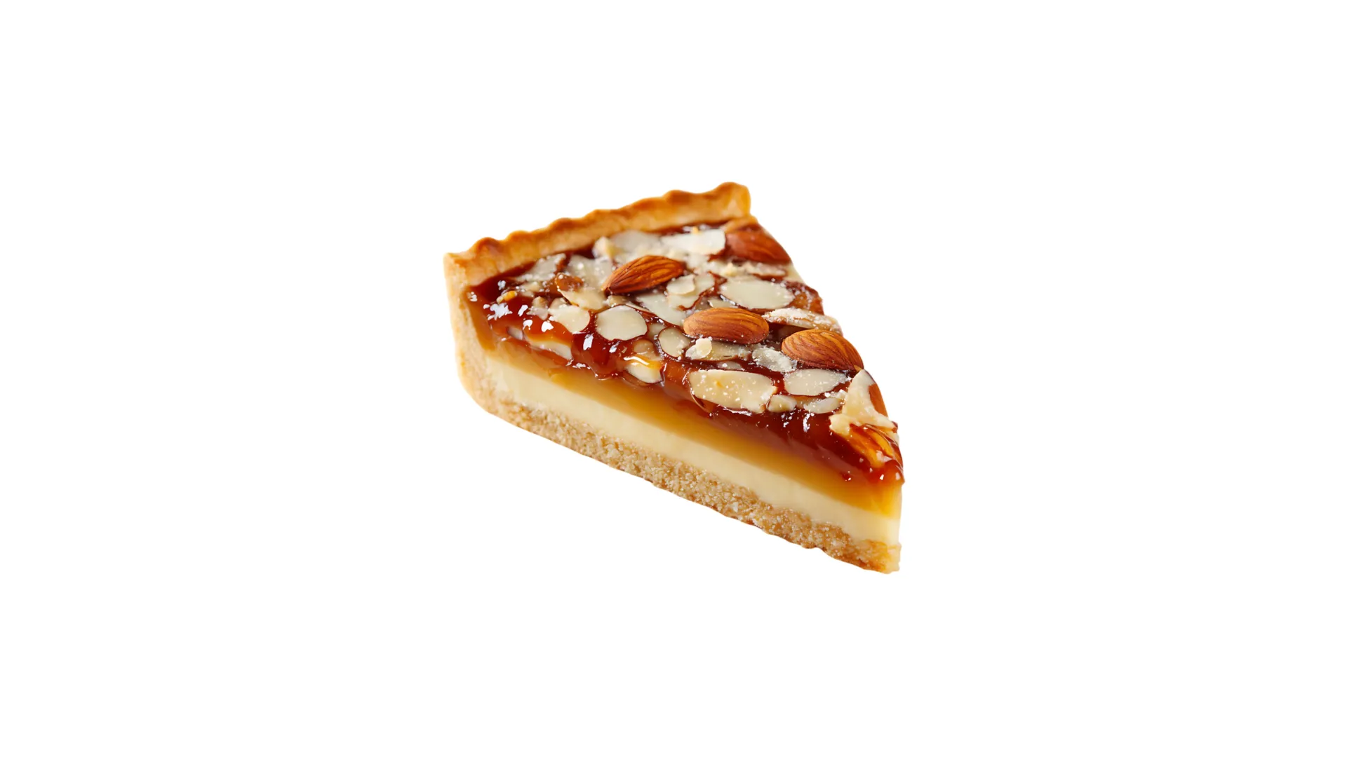 Tarte aux amandes (tranche)