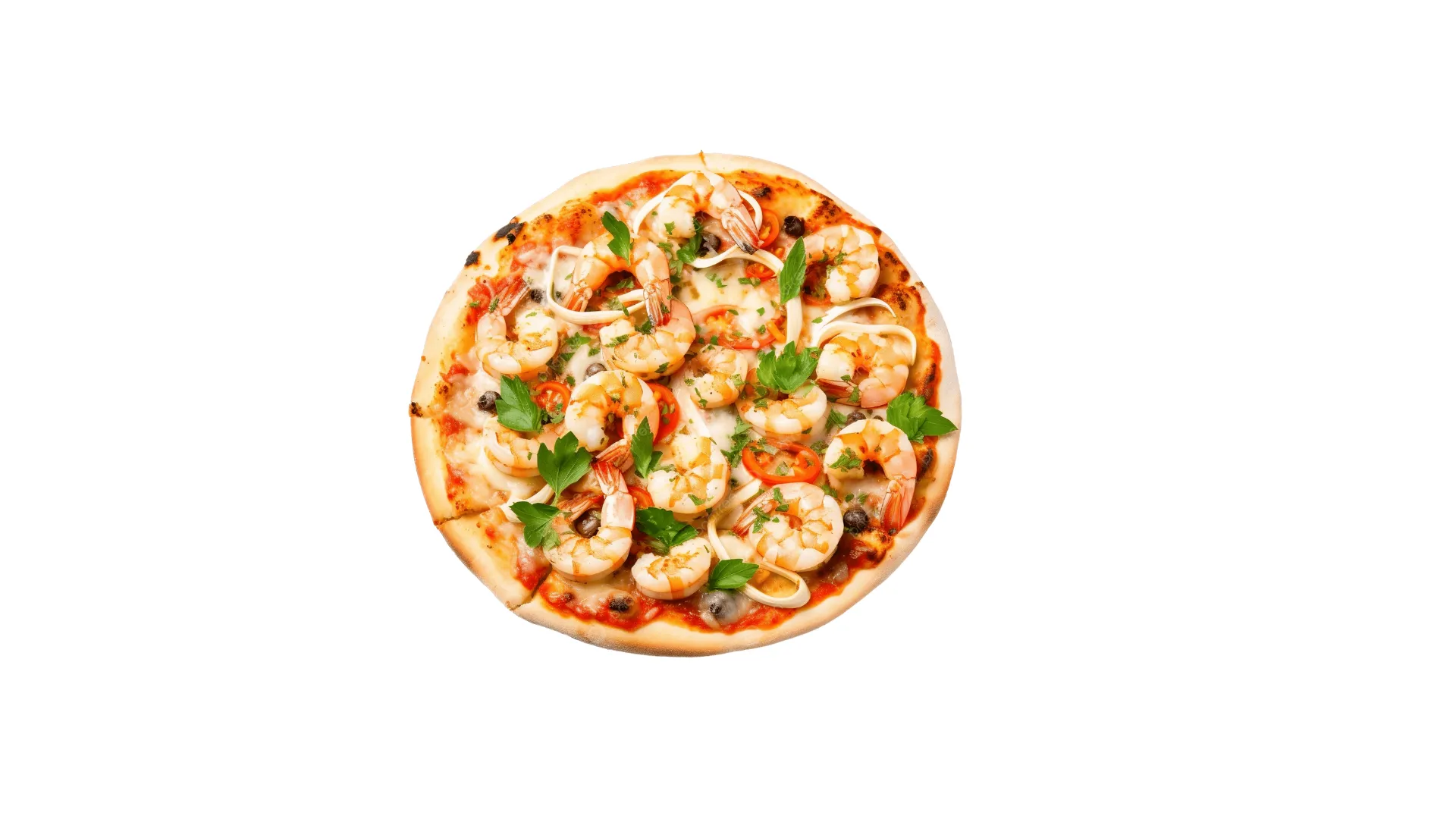 Pizza de marisco