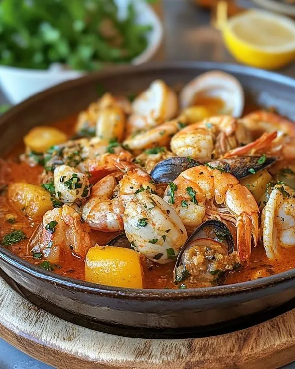 Tajine aux fruits de mer