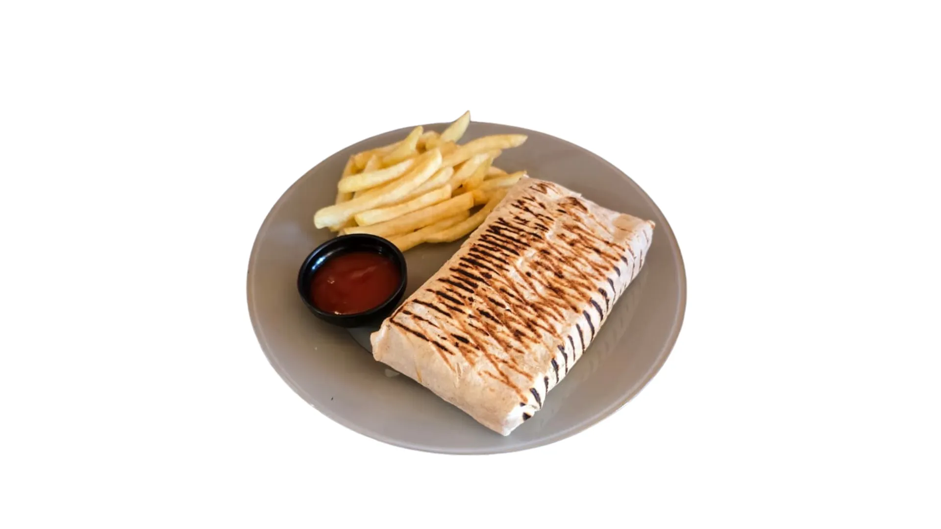 Tacos poulet + (frites)
