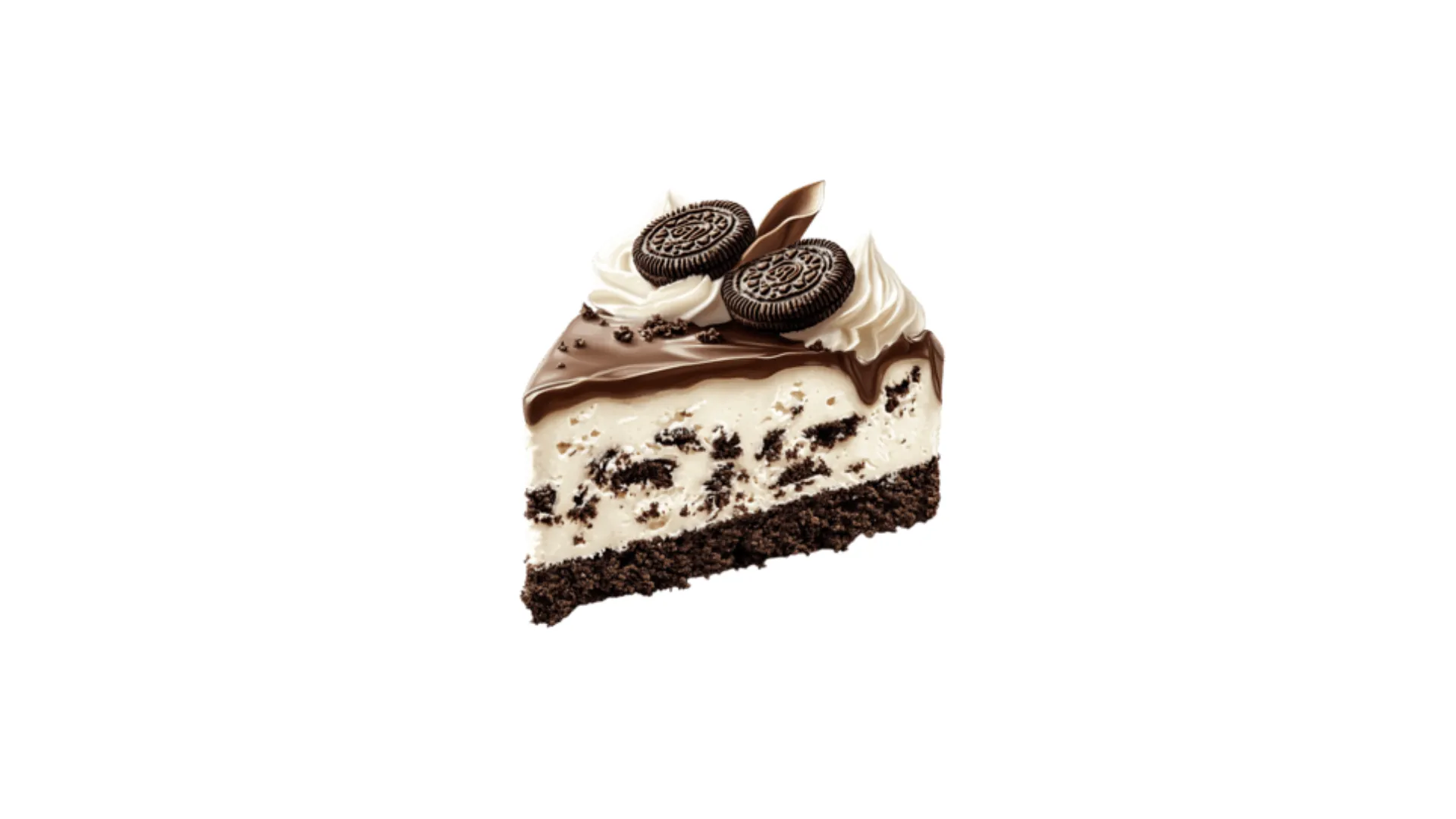 Cake américain Oreo (tranche)