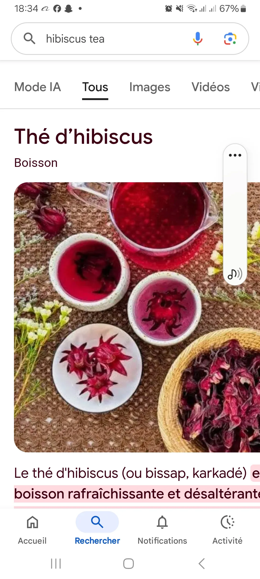 succo di ibisco
