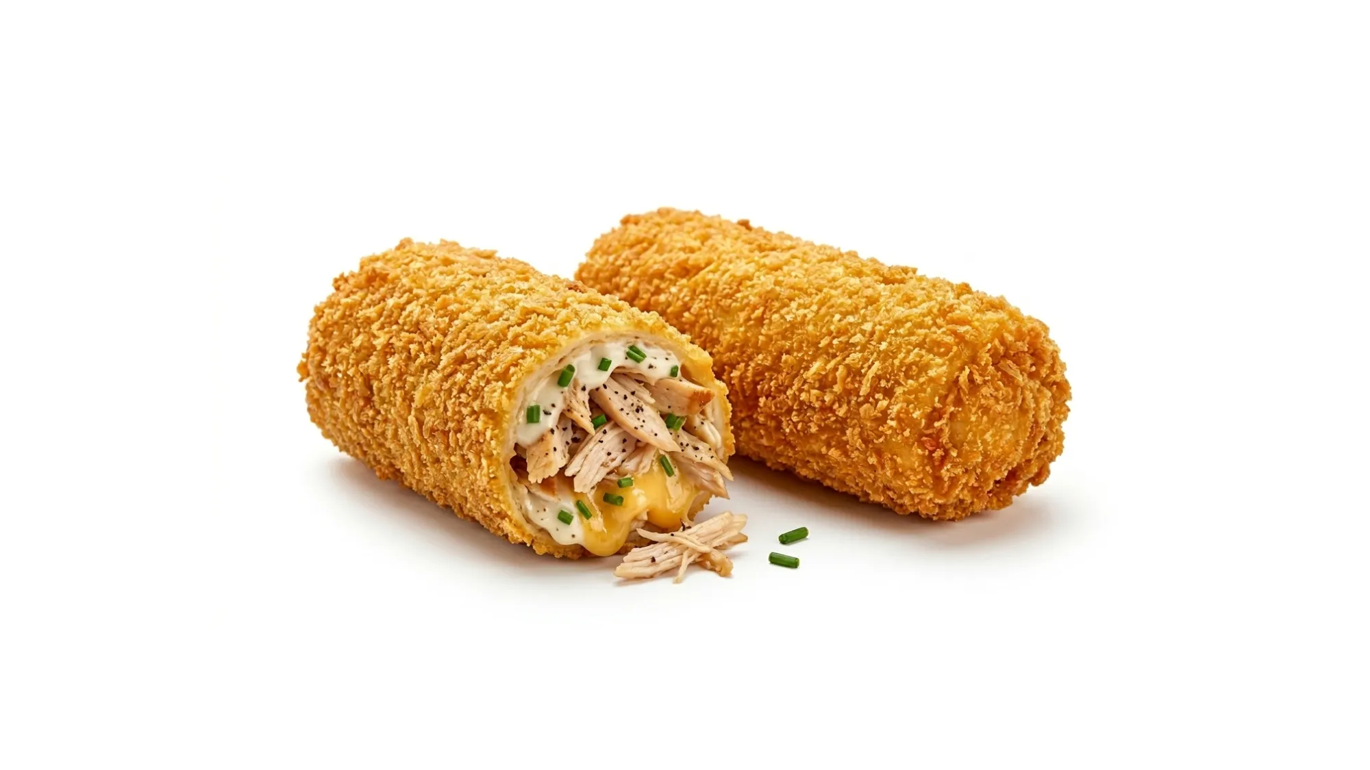 Poulet roulé croustillant Émincé