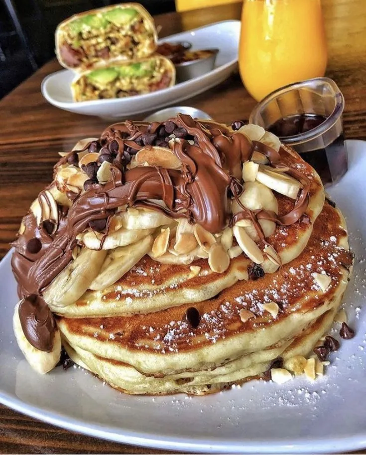 PANCAKE NUTELLA FRUITS SEC