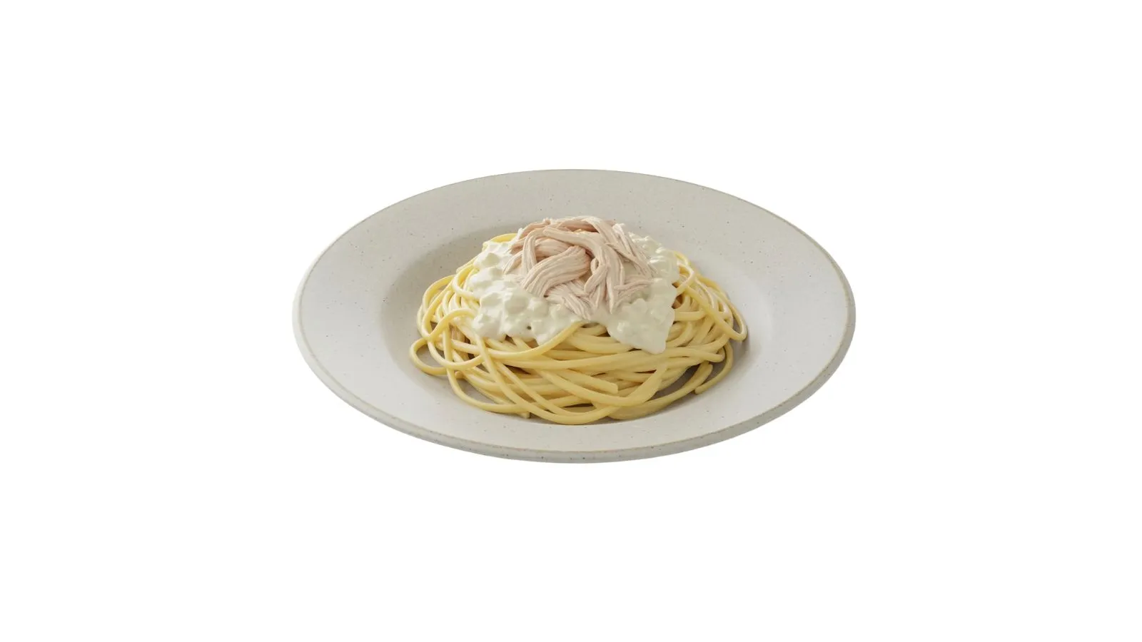 Chicken Spaghetti with White Sauce