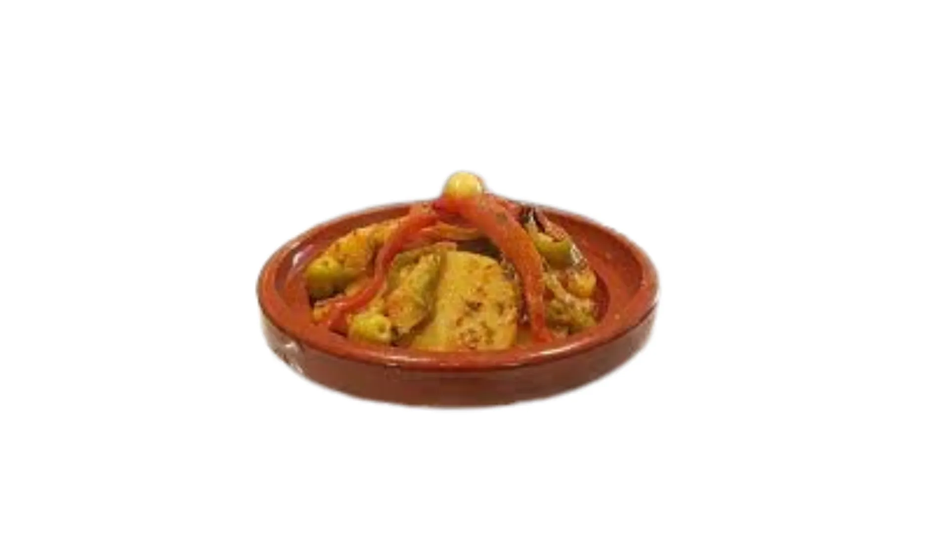 Umbrine tajine with vegetables