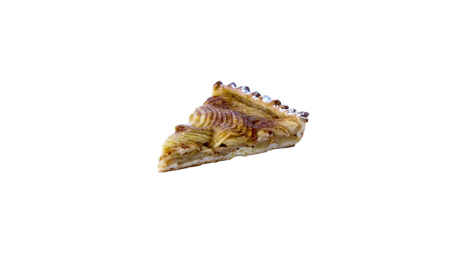 Tarte amande pomme (tranche)