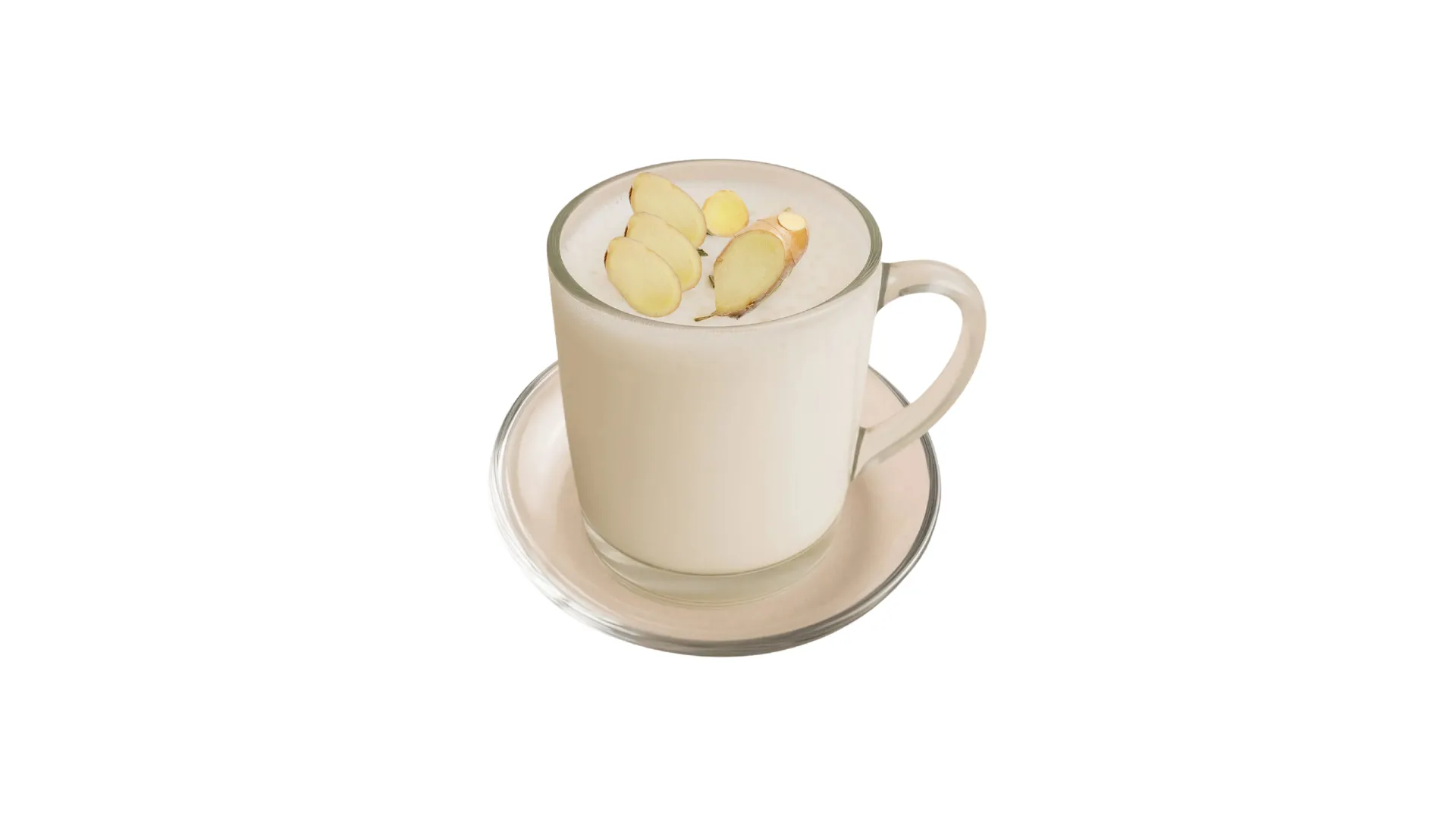 Milch mit Ingwer