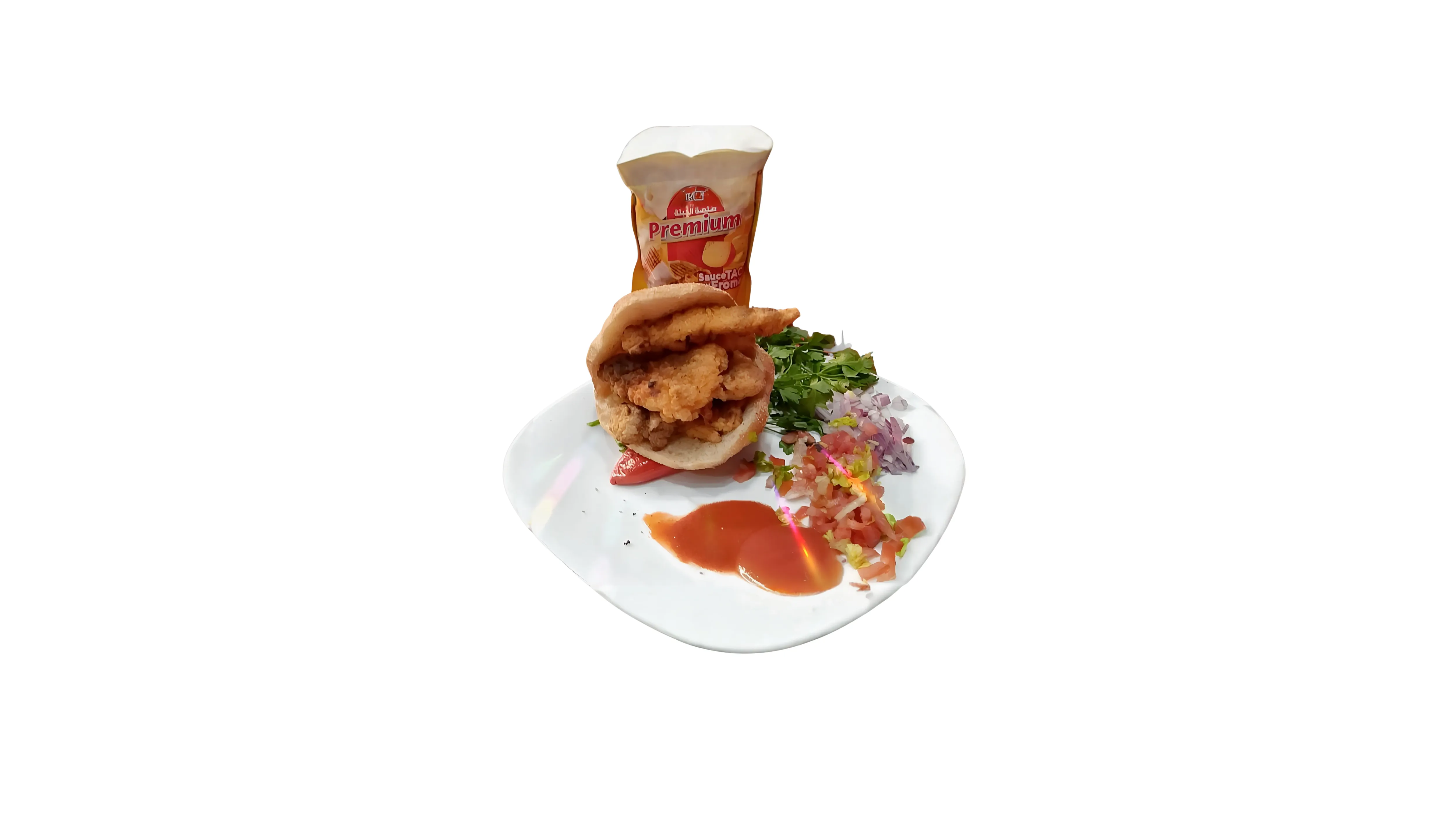 Pain Crispi (KFC) au charbon