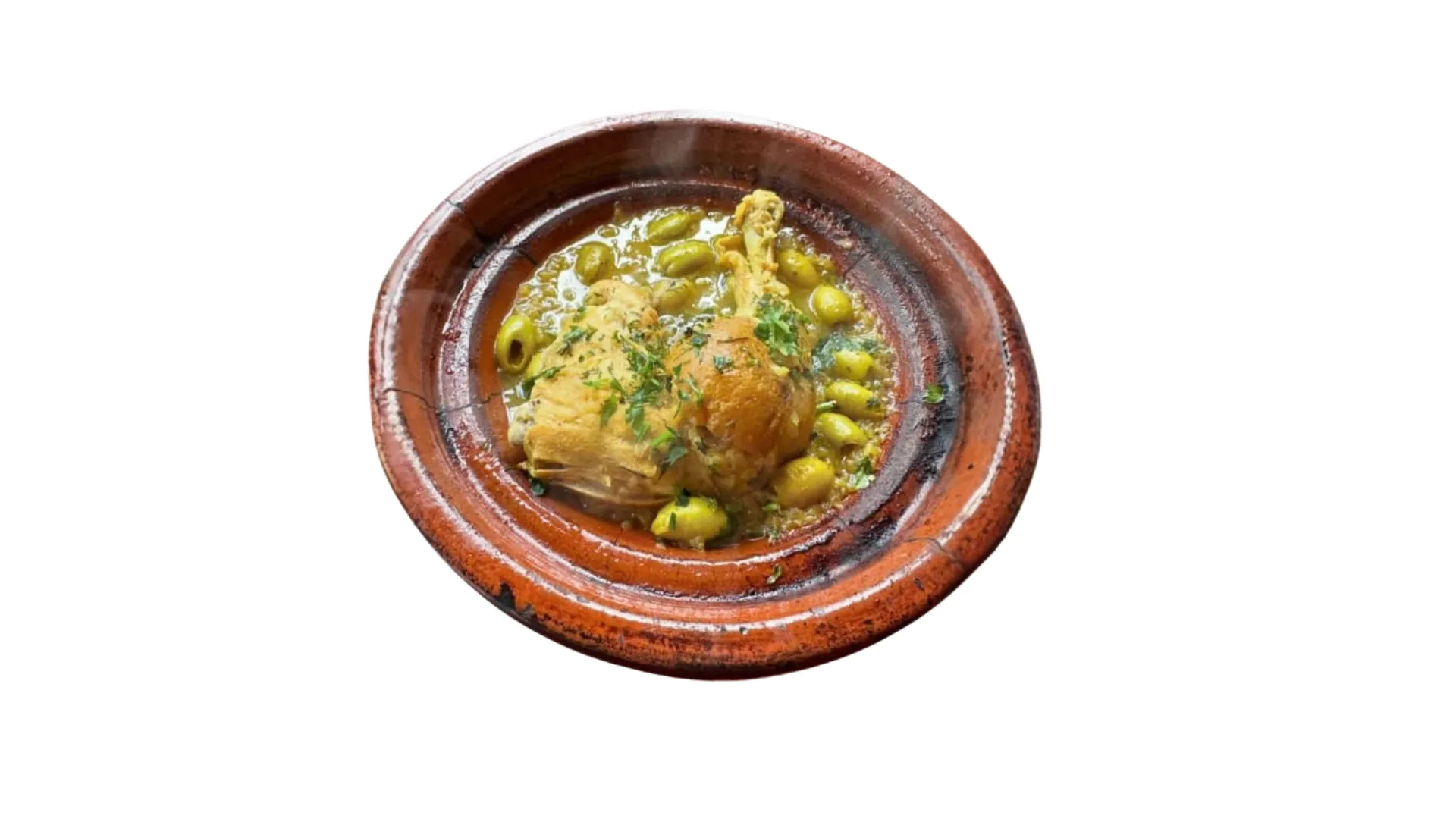 Zitronen-Hähnchen-Tajine mit Oliven