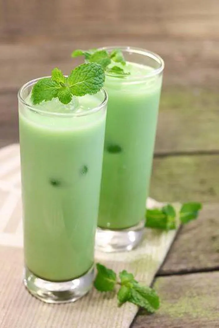 Verre de lait au sirop
