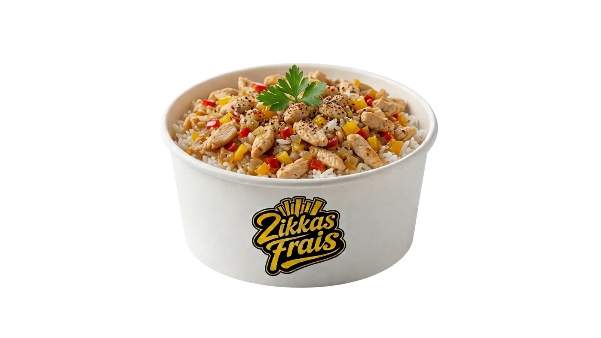 Riz Poulet Émincé