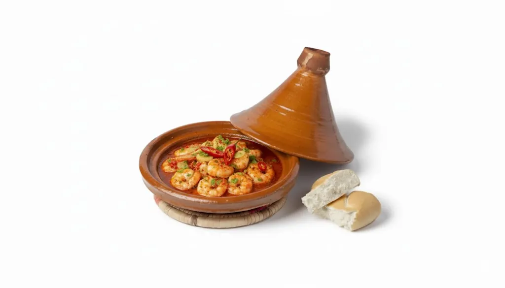 Tajine de Crevettes Pipil
