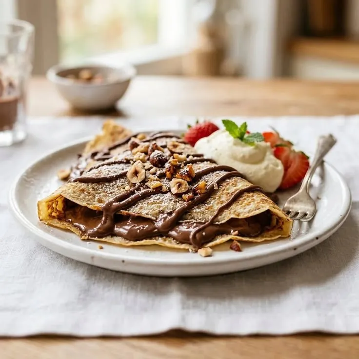 CRÊPE NUTELLA AMANDE